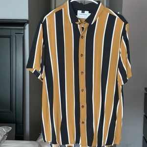 Topman Striped Button down